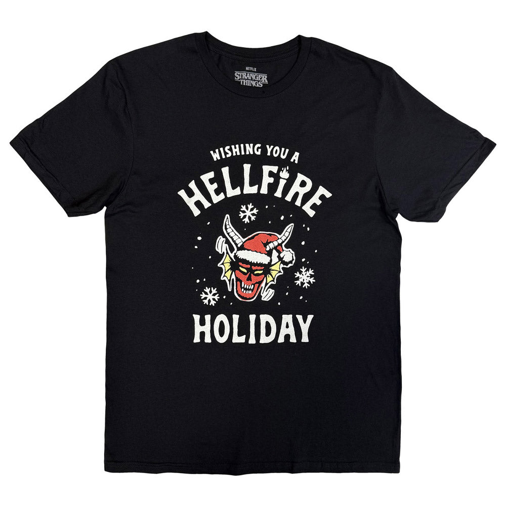 STRANGER THINGS ストレンジャー・シングス (シーズン5 配信 記念 ) - 【クリスマス限定】Wishing You A Hell Fire / Tシャツ / メンズ - PGS
